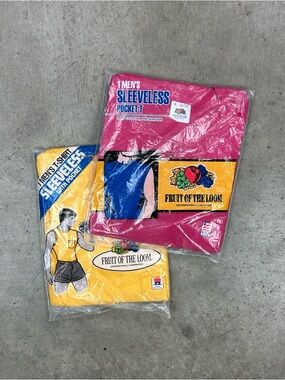 Vintage Deadstock Sleeveless Pocket T-Shirts